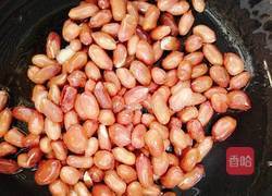 凉拌菠菜花生米的做法图解1