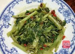 炝炒空心菜的做法图解4