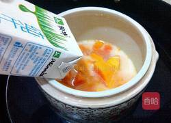 牛奶炖木瓜的做法图解5