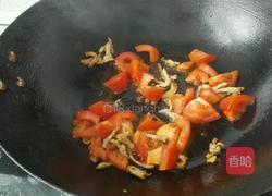 番茄千张炒肉丝的做法图解4