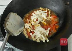 番茄千张炒肉丝的做法图解6