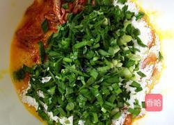 韭菜虾米鸡蛋饼的做法图解2