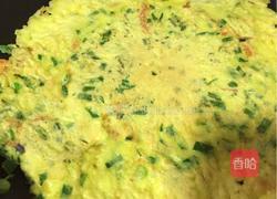 韭菜虾米鸡蛋饼的做法图解4