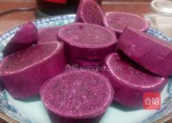 紫薯糯米糍的做法图解1