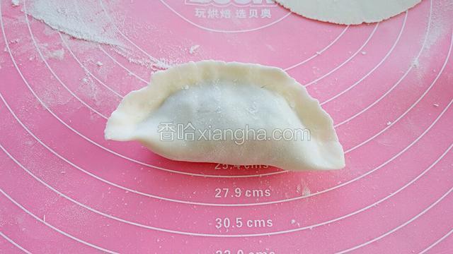 饺子就包好了。