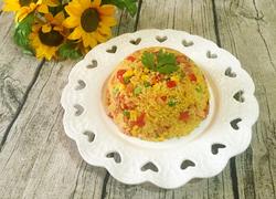 蒜香鸡肉咖喱炒饭