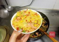 蒜香鸡肉咖喱炒饭的做法图解13