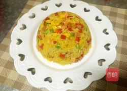 蒜香鸡肉咖喱炒饭的做法图解14