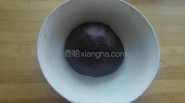 油酥:100克低粉加入50克食用油30克可可粉揉成团团盖保鲜膜松弛半小时！