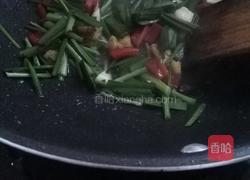 韭菜炒猪血的做法图解4