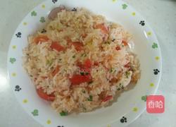 圣女果炒饭的做法图解7