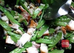 烧肉炒兰豆的做法图解5