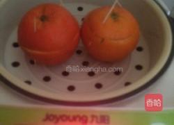 脐橙蒸鸡蛋的做法图解4