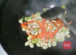 韭菜炒蚕豆的做法图解4