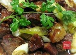葱烧牛肉的做法图解3
