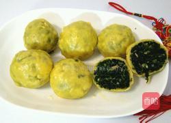 薄皮大馅儿荠菜团子的做法图解12