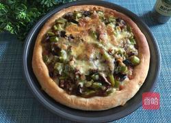 培根比萨的做法图解11