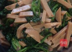 午餐肉炒菠菜的做法图解4