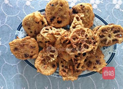 炸藕盒的做法图解13