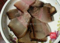 腊肉炒萝卜干的做法图解3