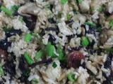 香菇木耳腊肠饭