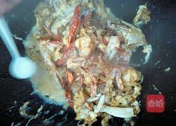 螃蟹炒蛋的做法图解12