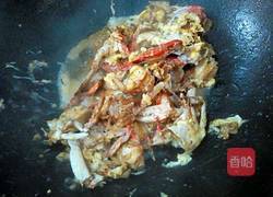 螃蟹炒蛋的做法图解14