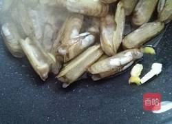 葱香蛏子螺的做法图解3