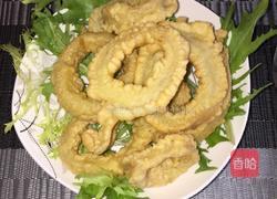 炸鱿鱼圈的做法图解5