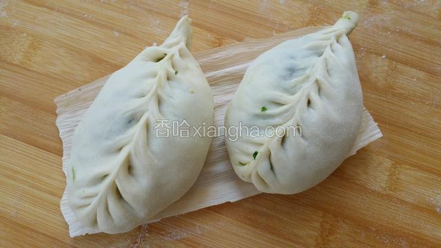 包好的成品。