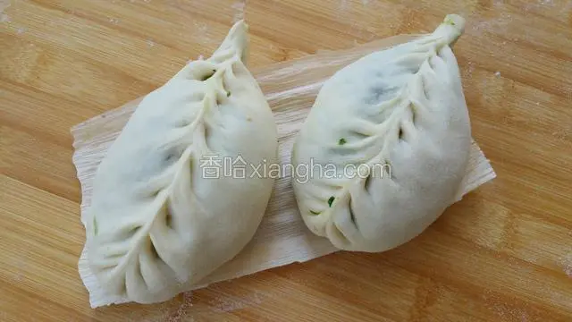 包好的成品。