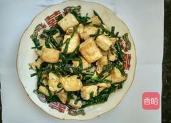 韭菜炒豆腐的做法图解4