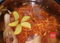 香饽雁炖虫草花的做法图解3