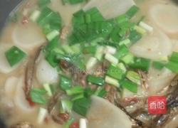 芝麻鱼炖白萝卜的做法图解8