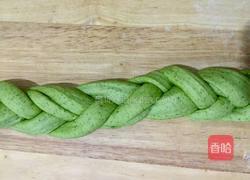 春意盎然的菠菜面包的做法图解8