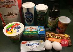 奶油芝士巧克力布朗尼的做法图解1