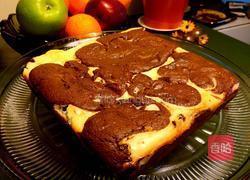 奶油芝士巧克力布朗尼的做法图解9