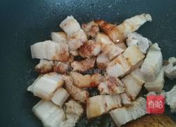 红烧肉炖粉条的做法图解4