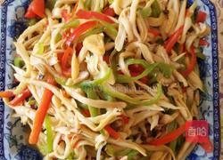 爆炒手撕杏鲍菇的做法图解6