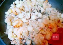 元貝蝦仁芝士焗意粉的做法图解12