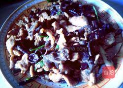 木耳炒肉的做法图解4