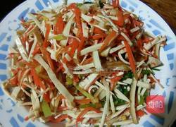凉拌豆腐丝胡萝卜丝的做法图解8