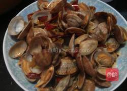 爆炒花蚬的做法图解7