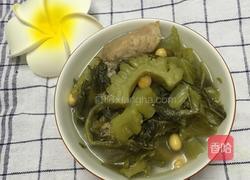 客家排骨咸菜苦瓜煲的做法图解6