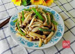 尖椒蚝油炒双菇的做法图解8