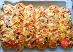 芝士香葱火腿面包的做法图解8