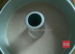 巧克力中空戚风蛋糕的做法图解9