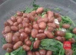 花生米拌菠菜的做法图解4