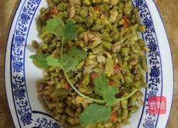 香辣肉末酸豆角的做法图解7