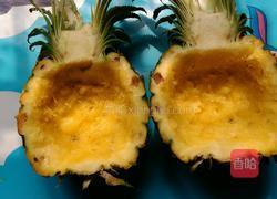 五彩奶香菠萝饭的做法图解3